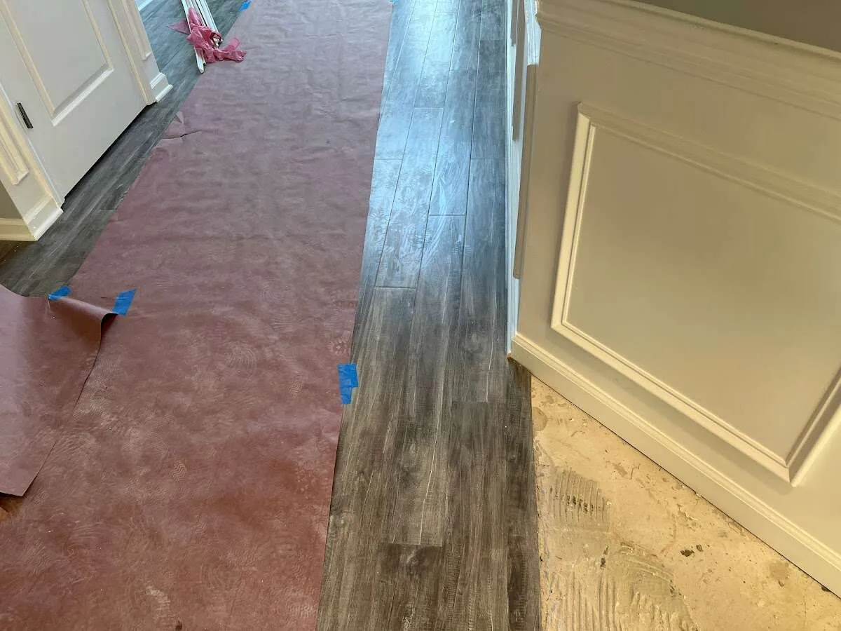 Completed marble shower restoration in Seaford